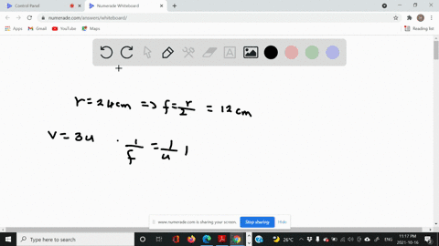 a-concave-mirror-has-a-radius-of-curvature-of-24-mathrmcm-a-determine-the-object-position-for-which-