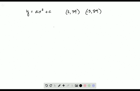 find-the-quadratic-function-ya-x2c-with-a-graph-that-has-the-given-points-389239