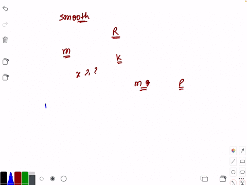 a-smooth-track-is-shown-in-the-figure-a-part-of-track-is-a-circle-of-radius-r-a-block-of-mass-m-is-p