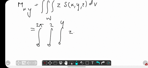 find-the-center-of-mass-of-a-cylinder-of-radius-2-and-height-4-and-mass-density-e-z-where-z-is-the-h