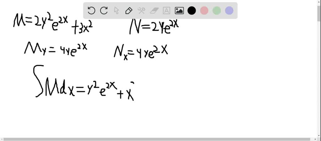 solved-solve-the-given-differential-equation-x-2-d-y-left-3-x-y-e