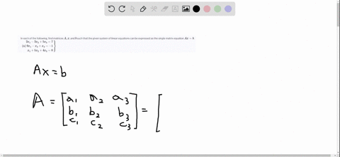 in-each-of-the-following-find-matrices-a-x-and-b-such-that-the-given-system-of-linear-equations-can