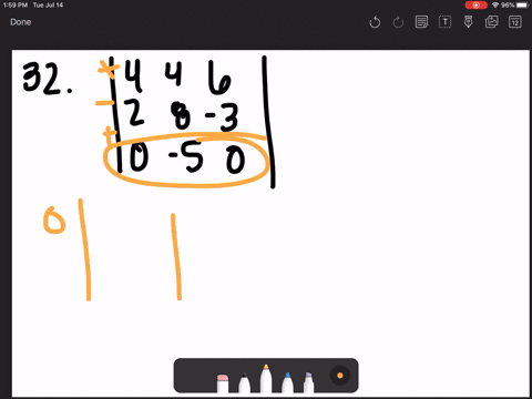 evaluate-each-determinant-using-cofactors-and-using-a-graphing-utility-leftbeginarrayrrr-4-4-6-2-8-3