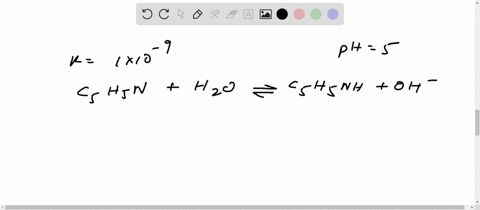 equilibrium-constant-for-the-following-reaction-is-1-times-10-9-mathrmc_5-mathrmh_5-mathrmntext-aq-m