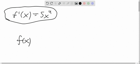 find-a-function-with-the-given-derivative-fprimex5-x4