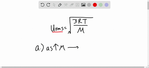 how-does-the-root-mean-square-speed-of-the-molecules-in-a-gas-vary-with-a-molar-mass-and-b-temperatu