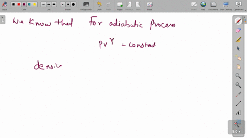 P Rho SOLVED:During adiabatic process pressure P versus density ρequation is ...