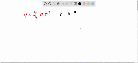 find-the-volume-of-a-sphere-with-a-radius-of-55-centimeters