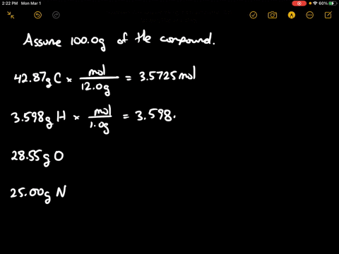 a-compound-having-an-approximate-molar-mass-of-165-170-mathrmg-has-the-following-percentage-composit