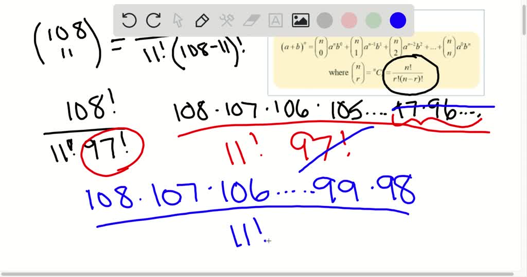 SOLVEDIn later sections, you will learn the " n choose k " notation