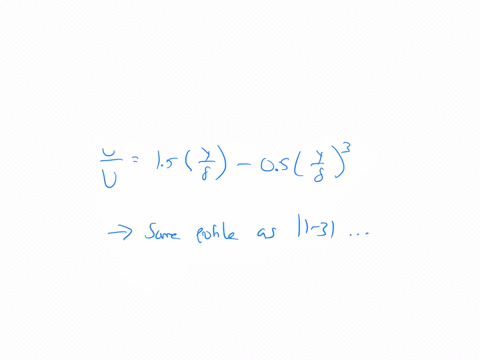 the-velocity-profile-for-a-laminar-boundary-layer-of-a-fluid-is-represented-by-u-u15y-delta-05y-delt