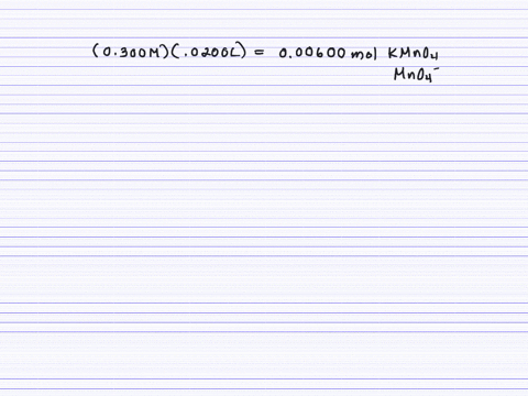 a-solution-of-potassium-permanganate-reacts-with-oxalic-acid-mathrmh_2-mathrmc_2-mathrmo_4-to-form-c