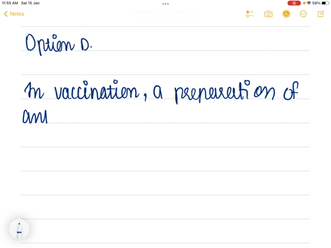 a-vaccine-is-a-prepared-antigenic-proteins-b-inactivatedweakened-pathogen-c-live-pathogens-d-both-a-
