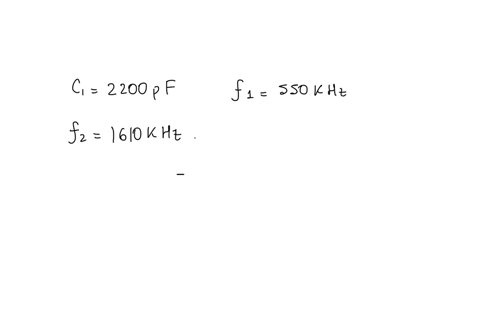 i-the-variable-capacitor-in-the-tuner-of-an-am-radio-has-a-capacitance-of-2200-mathrmpf-when-the-rad