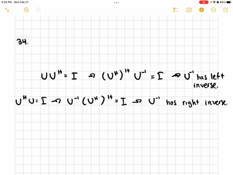 if-u-is-unitary-and-q-is-a-real-orthogonal-matrix-show-that-u-1-is-unitary-and-also-ii-o-is-unitary-