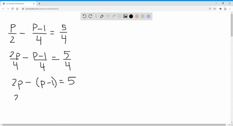 solve-equation-and-check-your-solutions-fracp2-fracp-14frac54