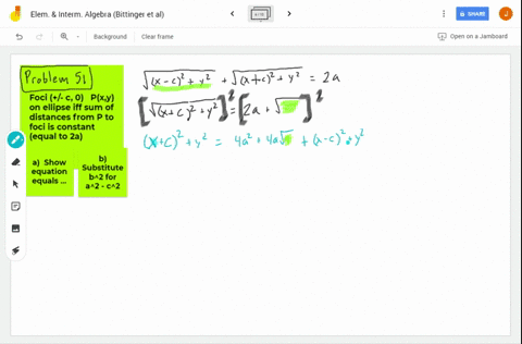 let-c-0-and-c-0-be-the-foci-of-an-ellipse-any-point-px-y-is-on-the-ellipse-if-the-sum-of-the-distanc