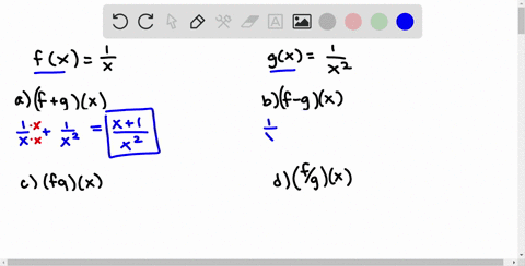 Solved In Exercises 9 16 Find A F G X B