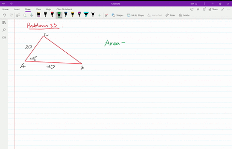 in-exercises-3338-find-the-area-of-the-triangle-having-the-given-measurements-round-to-the-nearest-s
