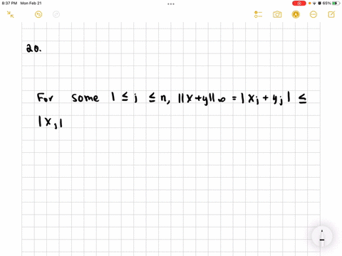 all-vector-norms-must-satisfy-the-triangle-inequality-prove-that-muy_inftyx_inftyy_infty-text-and-xy