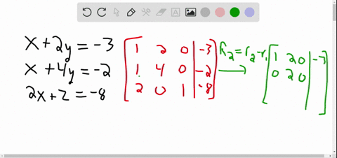 write-each-system-as-a-matrix-and-solve-it-by-gauss-jordan-elimination-if-a-system-has-infinitely-10