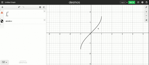 find-the-area-bounded-by-the-curve-ysin-1-x-and-the-lines-x0-ypm-fracpi2