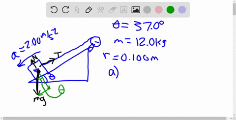 a-120-mathrmkg-object-is-attached-to-a-cord-that-is-wrapped-around-a-wheel-of-radius-r100-mathrmcm-f