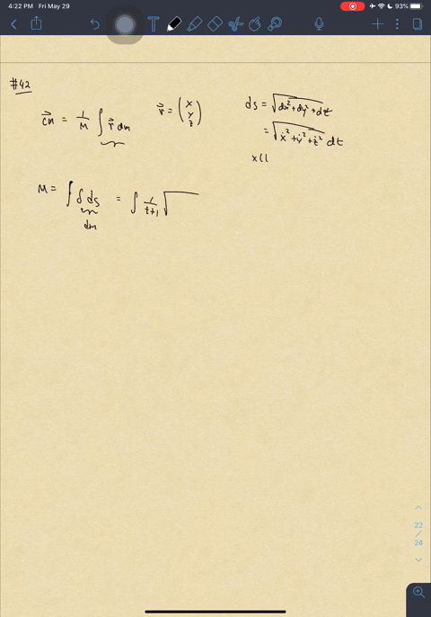 find-the-center-of-mass-and-the-moments-of-inertia-about-the-coordinate-axes-of-a-thin-wire-lying-al