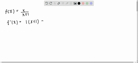 find-the-derivative-of-the-following-functions-fxfracxx1