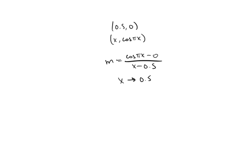 the-point-p050-lies-on-the-curve-y-cos-pi-x-a-if-q-is-the-point-x-cos-pi-x-find-the-slope-of-the-sec