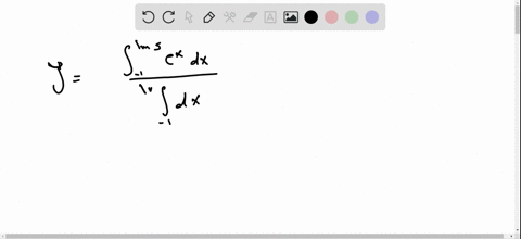 find-the-average-value-of-the-function-over-the-given-interval-fxex-1-ln-5
