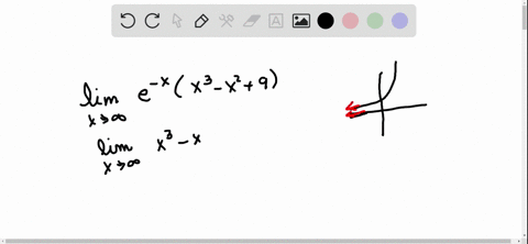 evaluate-the-limit-lim-_x-rightarrow-infty-e-xleftx3-x29right
