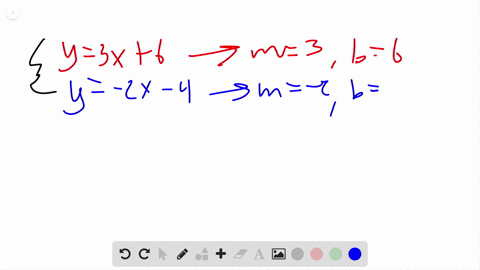 solve-each-system-of-equations-by-graphing-leftbeginarrayl-y3-x6-y-2-x-4-endarrayright