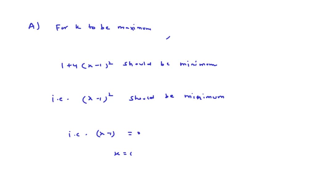 (a) find the point on the curve at which the curvature is a maximum and ...
