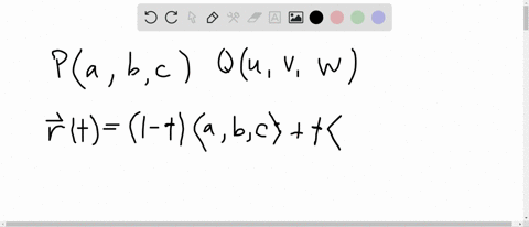 13-16-find-a-vector-equation-and-parametric-equations-for-the-line-segment-that-joins-p-to-q-pa-b-c-