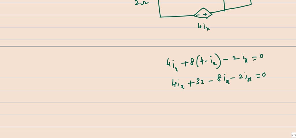 Use superposition to solve for $i_{x}$ in the circuit of Fig. 4.84.