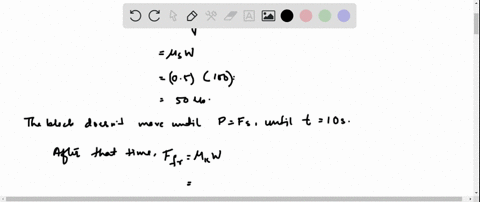 the-100-lb-block-is-stationary-at-time-t0-and-then-it-is-subjected-to-the-force-p-shown-note-that-th