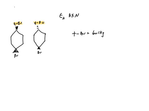 does-cis-or-trans-1-bromo-4-tert-butylcylohexane-react-faster-in-an-e2-reaction