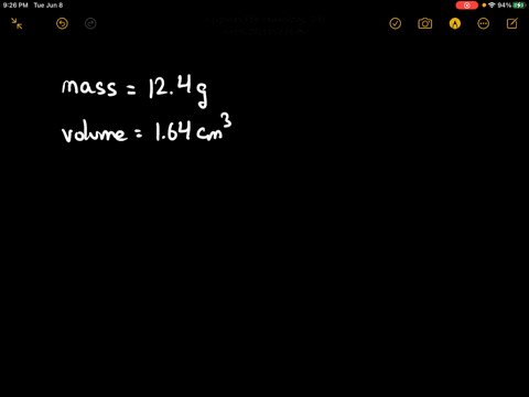 a-certain-sample-of-the-mineral-galena-lead-sulfide-weighs-124-mathrmg-and-has-a-volume-of-164-mathr