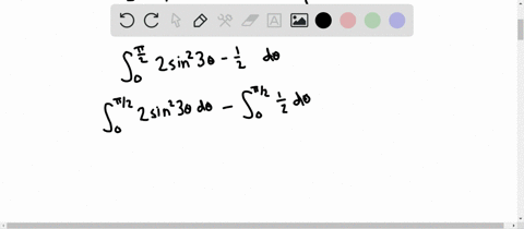 find-the-area-of-the-region-bounded-by-the-given-curves-inside-r2-sin-3-theta-outside-r1-first-quadr