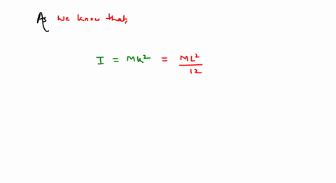 the-radius-of-gyration-of-a-uniform-rod-of-length-l-about-an-axis-passing-through-its-centre-of-ma-2