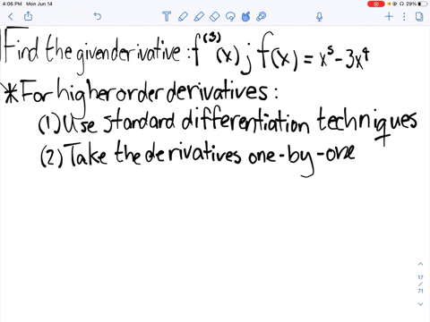 find-the-third-derivative-of-the-function-fxx5-3-x4