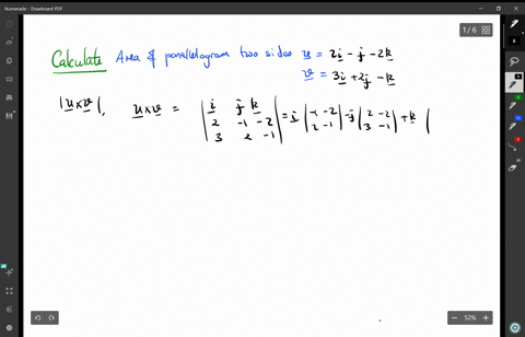 area-of-a-parallelogram-find-the-area-of-the-parallelogram-that-has-two-adjacent-sides-mathbfu-and-3