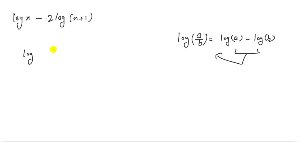 SOLVED:Condensing a Logarithmic Expression In Exercises 67-82, condense ...