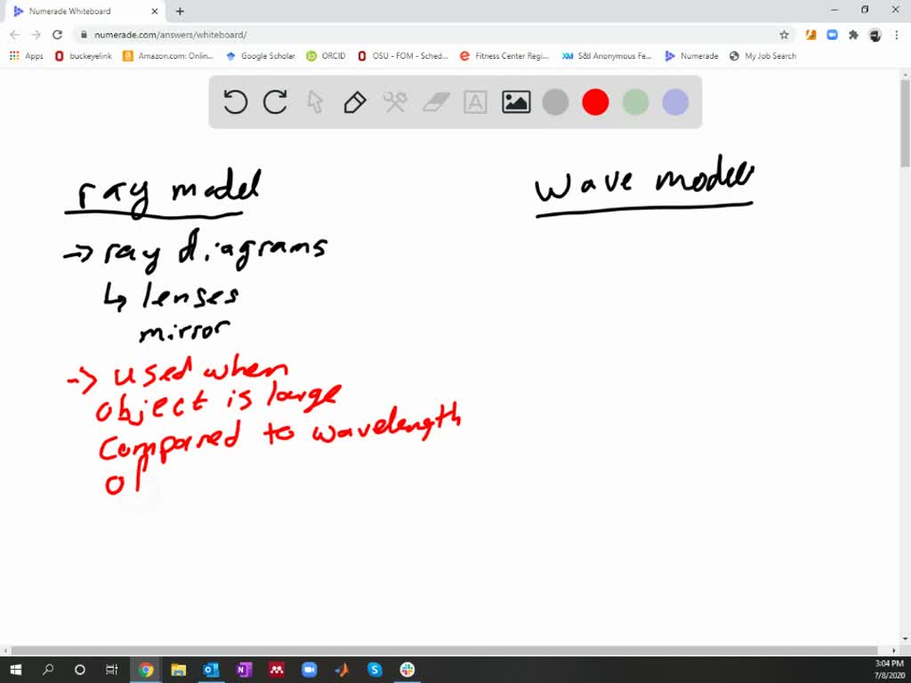 SOLVEDUnder what conditions can light be modeled like a ray? Like a wave?
