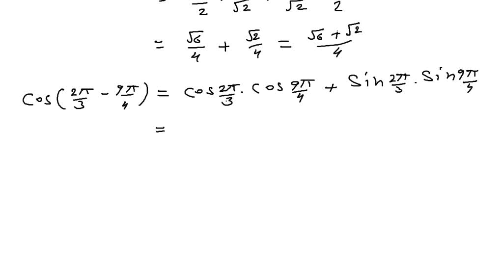 Find the exact values of the sine, cosine, and ta…