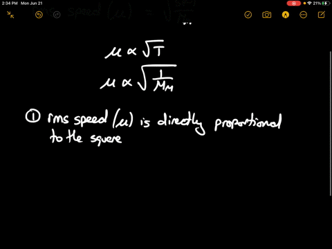 how-does-the-rms-molecular-speed-depend-on-absolute-temperature-on-molar-volume