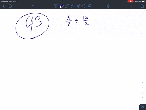 Solved Find Frac 3 8 Divided By 2 Frac 1 4