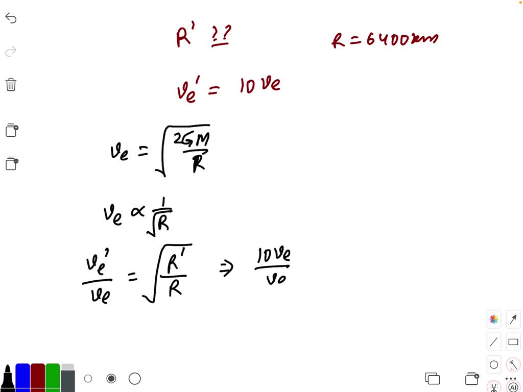 SOLVEDThe radius (in km ) to which the present radius of the earth (R=6400 km) to the
