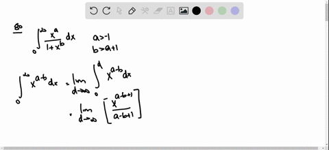 show-that-if-a-1-and-ba1-then-the-following-integral-is-convergent-int_0-fracxa1xb-d-x